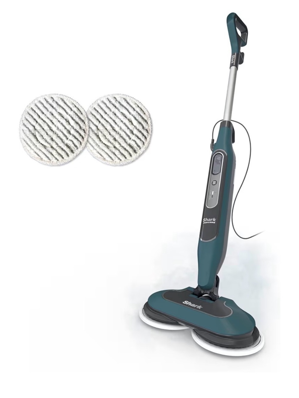 New in box - Shark Teal Steam Mop with Dual Rotating Heads